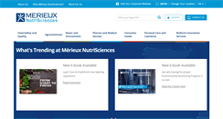Desktop Screenshot of merieuxnutrisciences.com