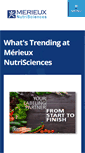 Mobile Screenshot of merieuxnutrisciences.com