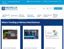 Tablet Screenshot of merieuxnutrisciences.com